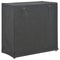 vidaXL - Schoenenkast - met - hoes - 79x40x80 - cm - stof - grijs