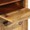 vidaXL - Schoenenkast - met - lade - 4-laags - massief - ruw - mangohout