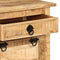 vidaXL - Schoenenkast - met - lade - 4-laags - massief - ruw - mangohout