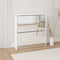 vidaXL - Schoenenkast - met - spiegel - 2-laags - 63x17x67 - cm - betongrijs