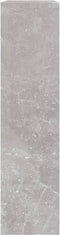 vidaXL - Schoenenkast - met - spiegel - 2-laags - 63x17x67 - cm - betongrijs