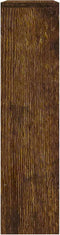 vidaXL - Schoenenkast - met - spiegel - 2-laags - 63x17x67 - cm - gerookt - eiken