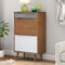 vidaXL - Schoenenkast - MOLDE - 59,5x35x103 - cm - massief - grenenhout - bruin