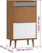 vidaXL - Schoenenkast - MOLDE - 59,5x35x103 - cm - massief - grenenhout - bruin