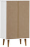 vidaXL - Schoenenkast - MOLDE - 59,5x35x103 - cm - massief - grenenhout - wit