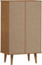 vidaXL - Schoenenkast - MOLDE - 59,5x35x103 - cm - massief - grenenhout - bruin