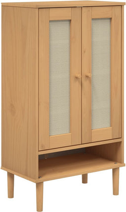 vidaXL-Schoenenkast-SENJA-59,5x35x107-cm-rattan-look-grenenhout-bruin