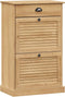 vidaXL - Schoenenkast - VIGO - 60x35x96 - cm - massief - grenenhout