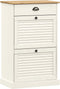 vidaXL - Schoenenkast - VIGO - 60x35x96 - cm - massief - grenenhout - wit