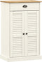 vidaXL - Schoenenkast - VIGO - 60x35x96 - cm - massief - grenenhout - wit