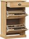 vidaXL - Schoenenkast - VIGO - 60x35x96 - cm - massief - grenenhout