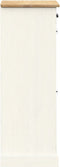 vidaXL - Schoenenkast - VIGO - 60x35x96 - cm - massief - grenenhout - wit