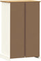 vidaXL - Schoenenkast - VIGO - 60x35x96 - cm - massief - grenenhout - wit
