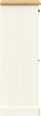 vidaXL - Schoenenkast - VIGO - 60x35x96 - cm - massief - grenenhout - wit
