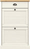 vidaXL - Schoenenkast - VIGO - 60x35x96 - cm - massief - grenenhout - wit