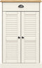 vidaXL - Schoenenkast - VIGO - 60x35x96 - cm - massief - grenenhout - wit