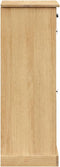 vidaXL - Schoenenkast - VIGO - 60x35x96 - cm - massief - grenenhout