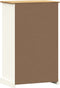 vidaXL - Schoenenkast - VIGO - 60x35x96 - cm - massief - grenenhout - wit