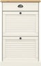 vidaXL - Schoenenkast - VIGO - 60x35x96 - cm - massief - grenenhout - wit