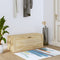 vidaXL - Schoenenkast - wandgemonteerd - 100x35x38cm - bewerkt - hout - bruineiken