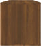 vidaXL - Schoenenkast - wandgemonteerd - 100x35x38cm - bewerkt - hout - bruineiken