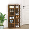 vidaXL - Schoenenkasten - 2 - st - 27,5x27x102 - cm - betongrijs