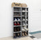 vidaXL - Schoenenkasten - 2 - st - 27,5x27x102 - cm - betongrijs