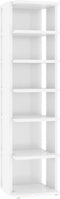 vidaXL - Schoenenkasten - 2 - st - 27,5x27x102 - cm - hoogglans - wit