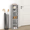 vidaXL - Schoenenkasten - 2 - st - 27,5x27x102 - cm - sonoma - eikenkleurig
