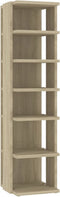 vidaXL - Schoenenkasten - 2 - st - 27,5x27x102 - cm - sonoma - eikenkleurig