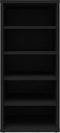 vidaXL - Schoenenkasten - 2 - st - 31,5x35x70 - cm - bewerkt - hout - zwart