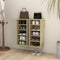 vidaXL - Schoenenkasten - 2 - st - 31,5x35x70 - cm - hout - sonoma - eikenkleur