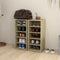 vidaXL - Schoenenkasten - 2 - st - 31,5x35x70 - cm - hout - sonoma - eikenkleur