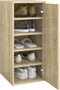 vidaXL - Schoenenkasten - 2 - st - 32x35x70 - cm - spaanplaat - sonoma - eikenkleurig