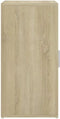 vidaXL - Schoenenkasten - 2 - st - 32x35x70 - cm - spaanplaat - sonoma - eikenkleurig