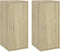 vidaXL - Schoenenkasten - 2 - st - 32x35x70 - cm - spaanplaat - sonoma - eikenkleurig