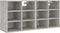 vidaXL - Schoenenkasten - 2 - st - 52,5x30x50 - cm - betongrijs