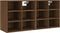 vidaXL - Schoenenkasten - 2 - st - 52,5x30x50 - cm - bruineikenkleurig