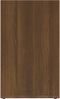 vidaXL - Schoenenkasten - 2 - st - 52,5x30x50 - cm - bruineikenkleurig