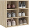 vidaXL - Schoenenkasten - 2 - st - 52,5x30x50 - cm - sonoma - eikenkleurig
