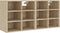 vidaXL - Schoenenkasten - 2 - st - 52,5x30x50 - cm - sonoma - eikenkleurig