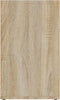 vidaXL - Schoenenkasten - 2 - st - 52,5x30x50 - cm - sonoma - eikenkleurig