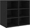 vidaXL - Schoenenkasten - 2 - st - 52,5x30x50 - cm - zwart