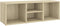 vidaXL - Schoenenopbergbank - 105x35x35 - cm - bewerkt - hout - sonoma - eikenkleur