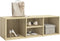 vidaXL - Schoenenopbergbank - 105x35x35 - cm - bewerkt - hout - sonoma - eikenkleur