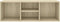 vidaXL - Schoenenopbergbank - 105x35x35 - cm - bewerkt - hout - sonoma - eikenkleur