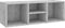 vidaXL - Schoenenopbergbank - 105x35x35 - cm - bewerkt - hout - betongrijs