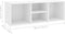 vidaXL - Schoenenopbergbank - 105x35x35 - cm - bewerkt - hout - wit