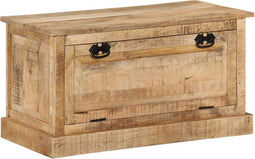 vidaXL - Schoenenopbergbank - 85x40x45 - cm - massief - mangohout