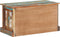 vidaXL - Schoenenopbergbank - massief - gerecycled - hout